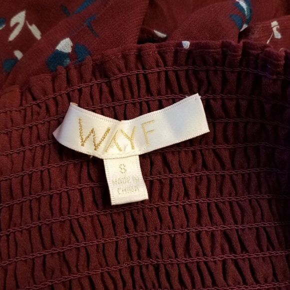 WAYF Devon Smocked Camisole sz Small - Picture 7 of 8